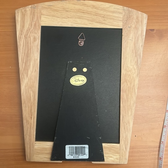 🚪 Disney Mickey Mouse wood picture frame 7x4 1/2 - Picture 3 of 5